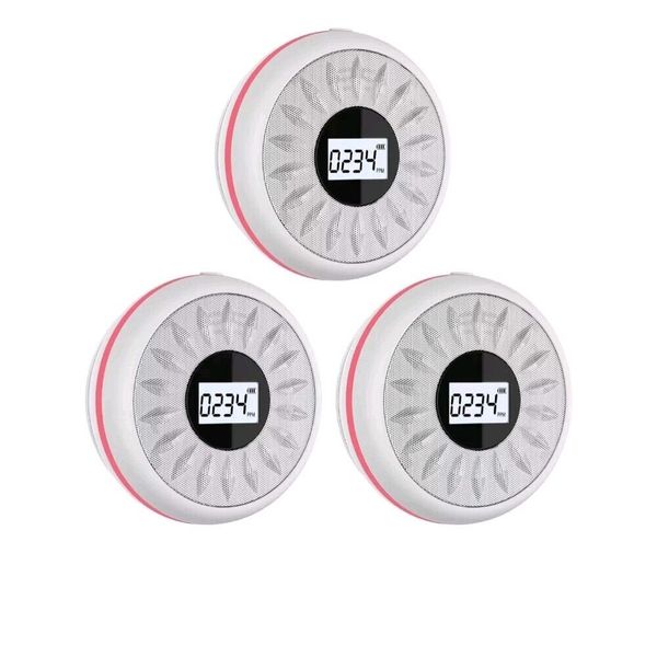 3 Pack Hathephs Smoke Carbon Monoxide Detector Alarm AJ-961SC See Description