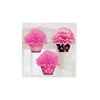 Amscan Deluxe Cupcake Fluffy Decorations Pink & Dots 30cm