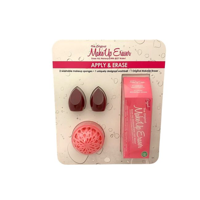 Makeup Eraser Combo Set 1 Makeup Eraser 1 Washball 2 Washable Makeup Sponges