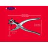 Maun 2230 200 Revolving Punch Plier