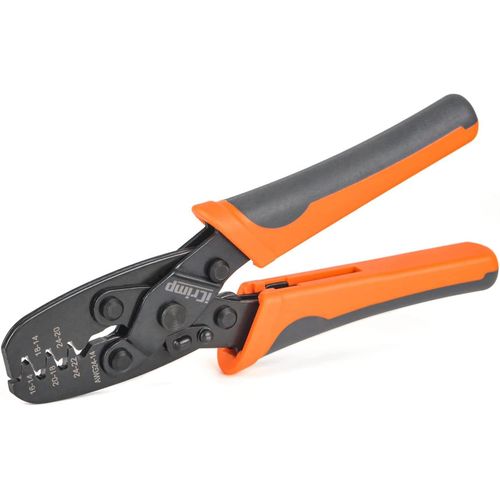 iCrimp Open Barrel Terminal Crimping Tool for Molex Style DELPHI AMP TYCO Deutsch Terminals Crimper, Molex Crimping Tool,24-14 AWG