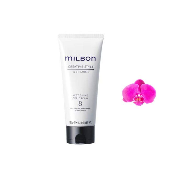 Milbon Creative Style Wet Shine Gel Cream No. 8 5.3oz / 150ml