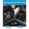LUJUNTEC Center Console Organizer Tray compatible with 2017 For Chevrolet For Corvette