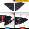 ABS Gloss Black Side Window Vent Louver Cover Trim For Corvette C8 Coupe 2020+