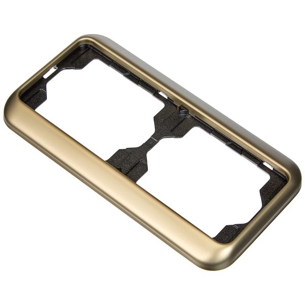 Busch-Jaeger 1722-21 Frame 2gang alpha nea horizontal, bronze