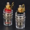 fasient1 Speaker Connection Binding Post Socket, 4 mm Binding Post Banana Plug Socket Amplifier Speaker Banana Jack Connection Socket Pack of 10