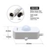 Sensky BS010W 12V-30V DC 3A Pir Motion Sensor Long Distance Time Adjustable Motion Sensor Light Switch (White, without light sensor)