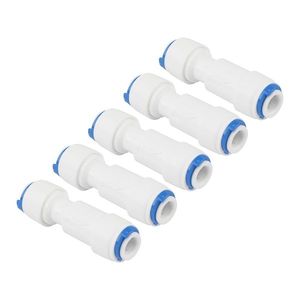 Pxyelec 5pcs 1/4inch One Way Non-Return Valve for RO Pure Water Reverse Osmosis System