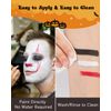 Lictin Set trucco per Halloween, nero, bianco, rosso