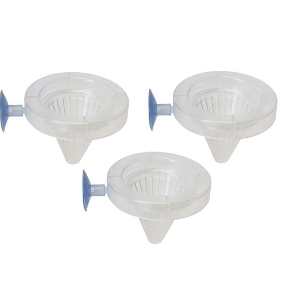 Lee's 4 Way Cone Worm Feeder for Carnivorous Fish (3 Pack)