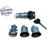 1997 CHEROKEE XJ IGNITION & DOOR LOCK CYLINDER SET BLACK 2 KEYS MATCHED