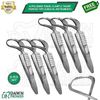 6 Pcs Jones Towel Clamp 2″ Sharp Pointed Tips Veterinary Surgical Instruments
