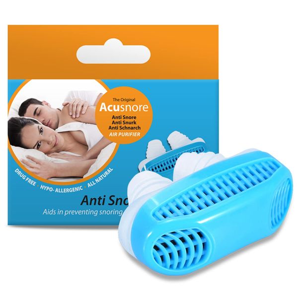 Acusnore Anti Snore Air Purifier 2 in 1 Relieve Nasal Congestion Snoring Night Sleeping Aid