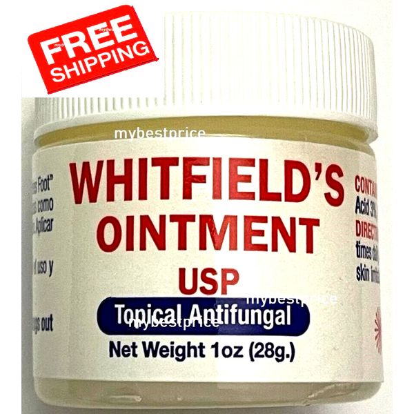 Whitfield's Ointment 1oz, USP Topical Antifugal 1 oz (28gr)  exp 2025