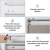 INCREWAY Venetian Blinds No Drill No Tools, Adhesive Blinds Bracket Kit, Manual for Window, White