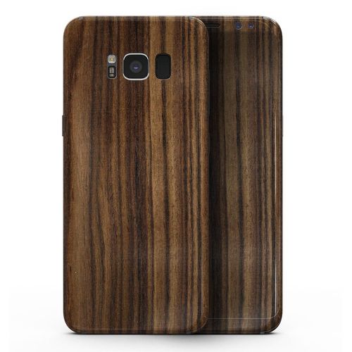 Design Skinz Design Skinz Bright Ebony Woodgrain Full-Body Wrap Decal Skin-Kit for The Galaxy S8