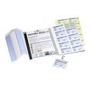 Durable 1464 visitors book refill pages with 100 badge inserts, EACH