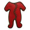 R&M Baby Pajamas 4" Tinplated Cookie Cutter, Silver