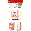 Classic Stripe Popcorn Bags 100 Count