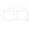 Astro Interior Wall Light, E14 (Small Edison Screw), White Glass