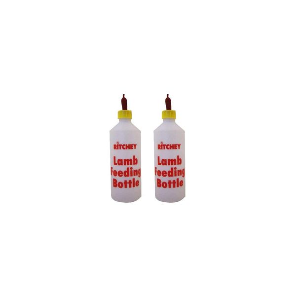 Ritchey 500ml Lamb Feeding Bottle With Red Teat Multibuy - 2x