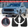 Front Rear Black Mud Flaps Splash Mudguards Direct Fit For Ford Escape 2020-2024