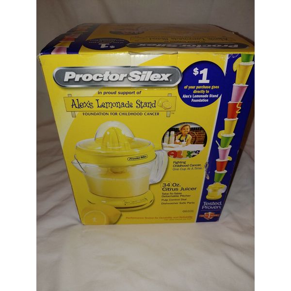 *BRAND NEW* Proctor-Silex Alex's Lemonade Stand Citrus Juicer