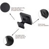 LONTAN 15 Pack Black Cupboard Knobs Black Cabinet Knobs Black Door Knobs Black Drawer Knobs Hardware Cabinet Knobs for Drawers Black Kitchen Knobs Zinc Alloy Cupboard Door Knobs