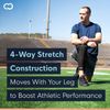 Ultimate Knee Stabilizer Leg Sleeve - Copper Compression Support for Athletes