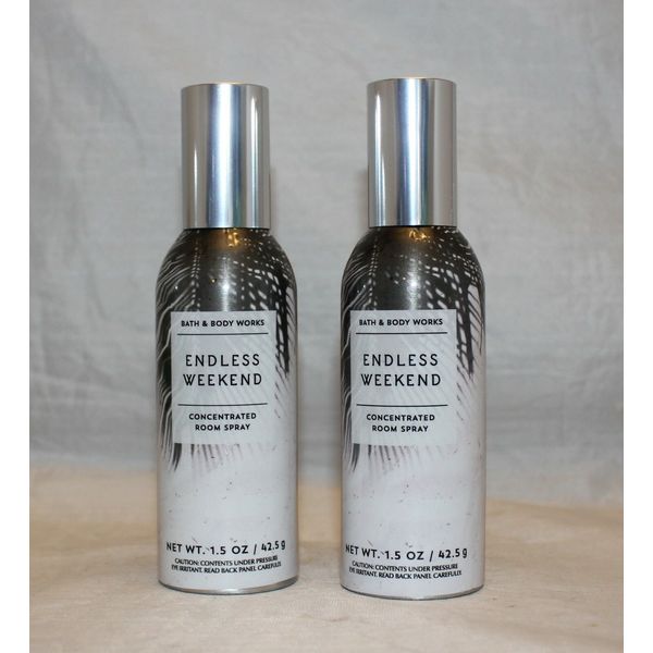 2 Bath & Body Works Endless Weekend Concentrated Room Spray Perfume