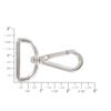 4005N Nickel Plate, Swivel Lever Snap, Solid Brass-LL, 1"