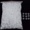 Disposable Ink Cups,500pcs Plastic Large Ink Pigment Cups #15 Ink Caps Large for Ink Supplies(500L)