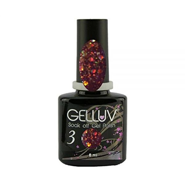 Gelluv Soak Off Nail Polish 8ml UV LED - Fire Glow