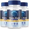 (3 Pack) Neuro Sharp Nootropic All Natural Formula Brain Supplement 180 Capsules