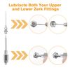 Grease Gun Injector Needle Nozzle Dispenser Rubber Joint Fitting Accessories Set