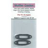 YS .45 Muffler/Exhaust Gasket 2 Pack NIP