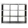Modern 3 Tiers 9 Compartments Storage Shelves, Storage Rack & Storage Shelving