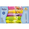 Agarbatti Bundle with Relax Incense 5 Packets (80Sticks) Git Box - 4 Pack | Flavour: Rose, Sandal, Lavender, Patchouli, Eucalyptus.