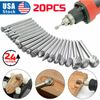 20pcs Diamond Burr Set Drill Bits Mini Drill For Dremel Rotary Tool Accessories-