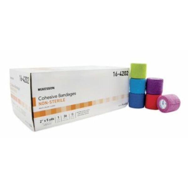 Cohesive Bandage 2 Inch X 5 Yard Standard Compression Self-adherent (1 Roll)