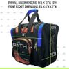 Pyramid Path Pro Deluxe Single Tote - Orange/Royal Blue