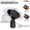 5 Core Mic Stand 3 in 1 Adjustable Desktop Table Microphone Stands w Phone Clamp
