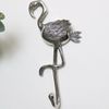 Melody Maison Silver Flamingo Wall Hook