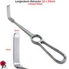 Langenback Soft Tissue Retractor Oral Surgery Instruments L Shape Blade Surgical