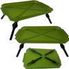 Bivvy Table Lightweight Extendable Legs Terminal Tackle Bait Table, carp, bag - Green Table