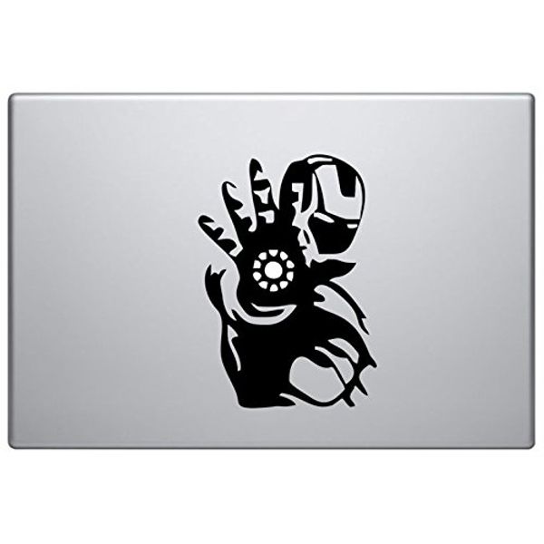 Macbook 13 inch decal sticker Iron Man Power-up art for Apple Laptop