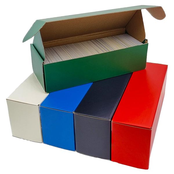 MTG Card box - 5 Boxes, 800 Ct - Storage for MTG Cards or Trading Card Storage Box - 5 TCG Card Storage Box - 4,000 Bulk Magic the Gathering Card Box