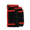 KH Takesonashii Three-tier Waist Bag, Black/Red