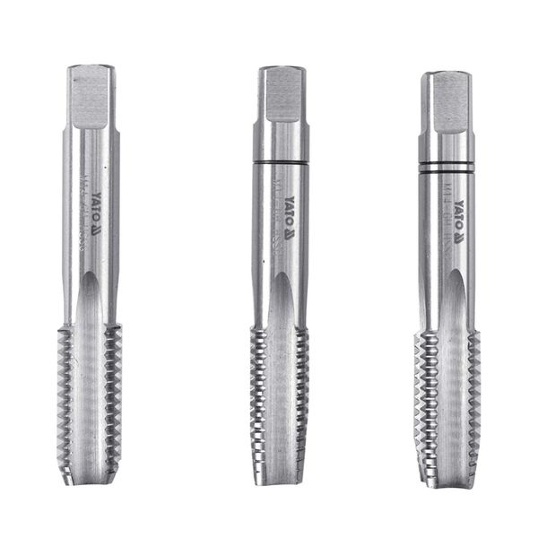 Yato YT-2932 Bottoming Tap Manual HSS M2 M5 3 Unid. Yato