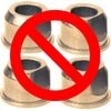 4 Pack Bushing to Bearing Conversion Kit for Craftsman & More - OEM Upgrade
